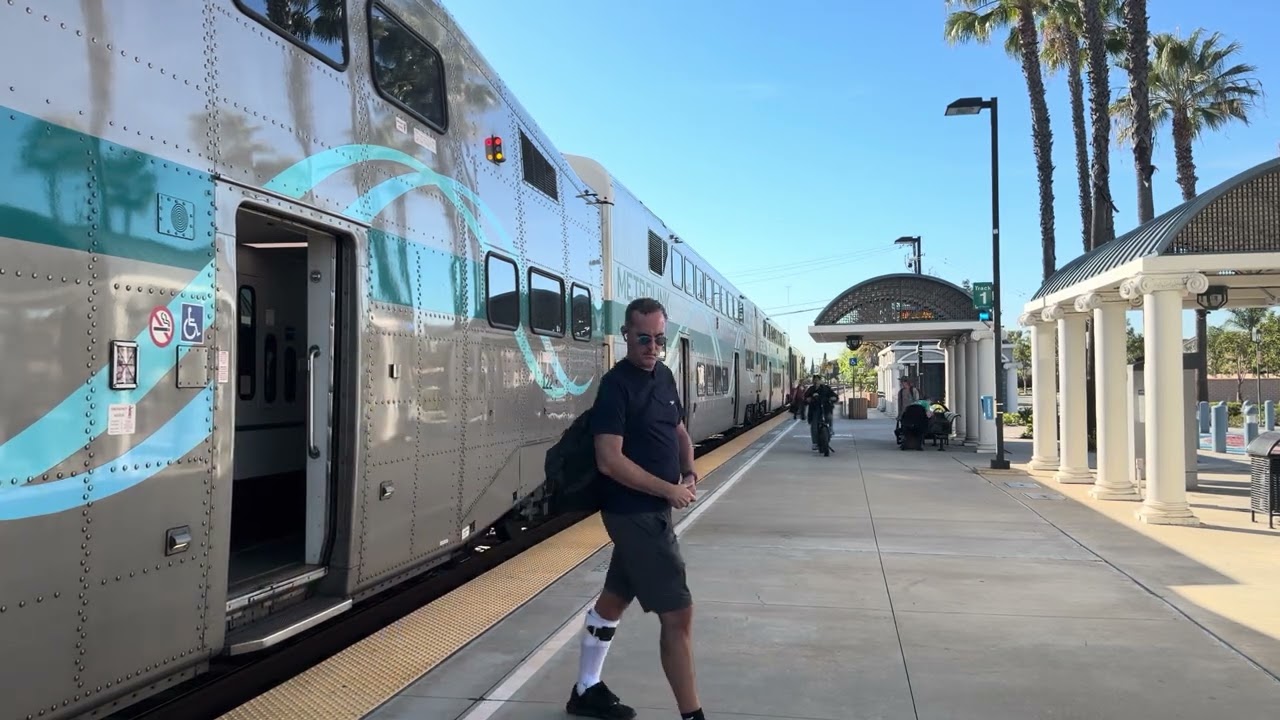 The arrival & departure of rare metrolink 1665 at Buena Park station on 2/22/26