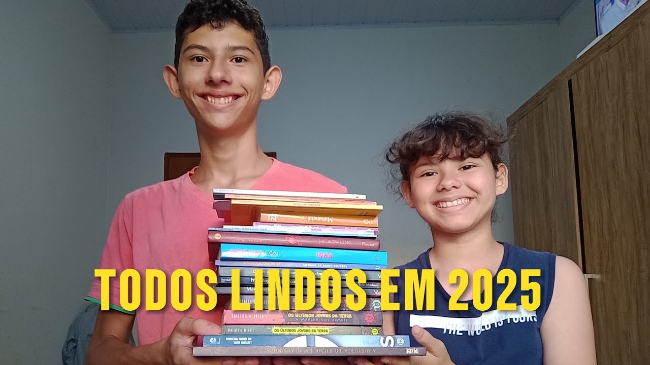 📚 TODOS os LIVROS que EU e MINHA IRMÃ LEMOS em 2025 📚💥😁