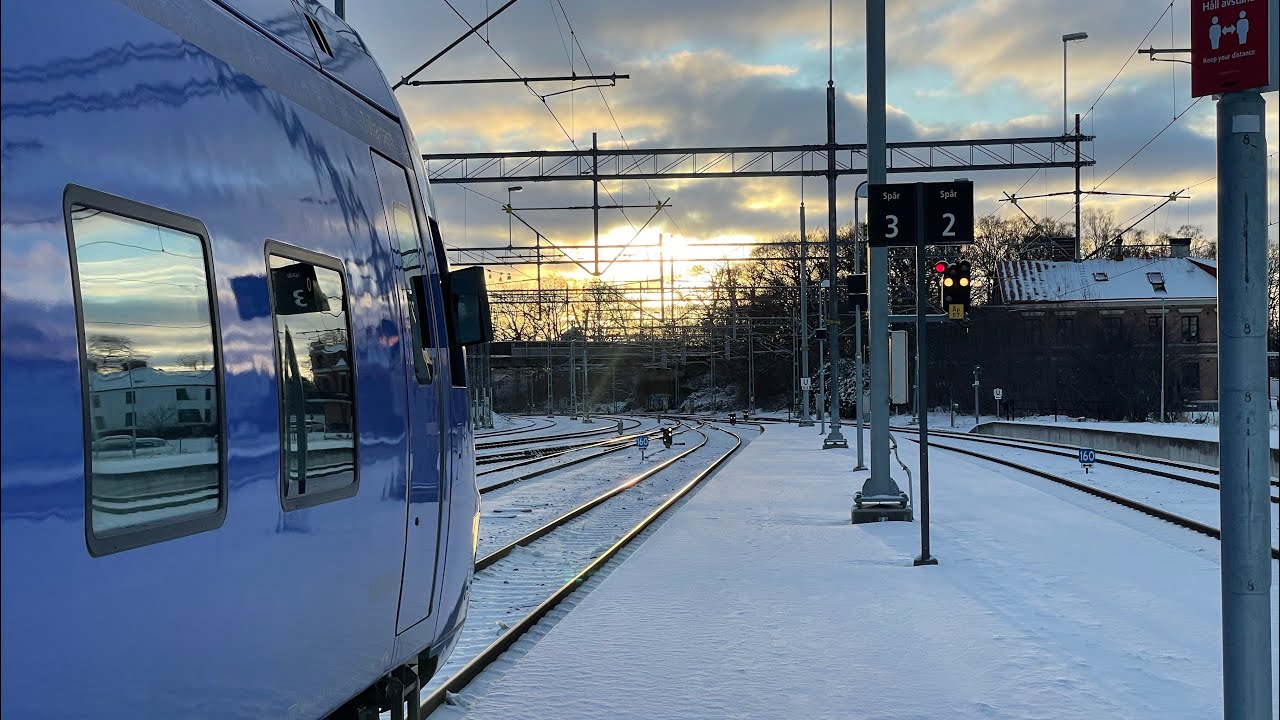 Tåg under vintern | Trains during winter | 2024 | Part 1