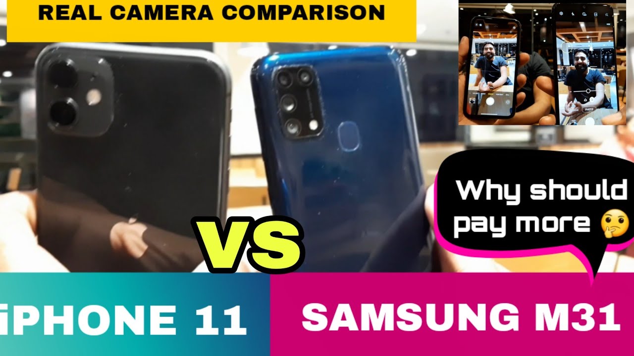 Samsung M31 vs iPhone 11 Camera Comparison. Why Should pay more for Camera?? Best Camera War.