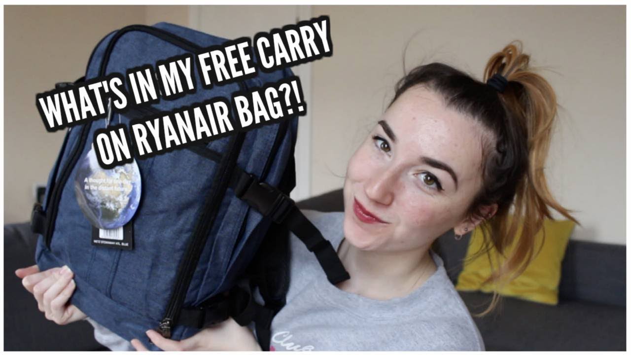 Pack With Me: What&rsquo;s in my Ryanair FREE Hand Luggage?