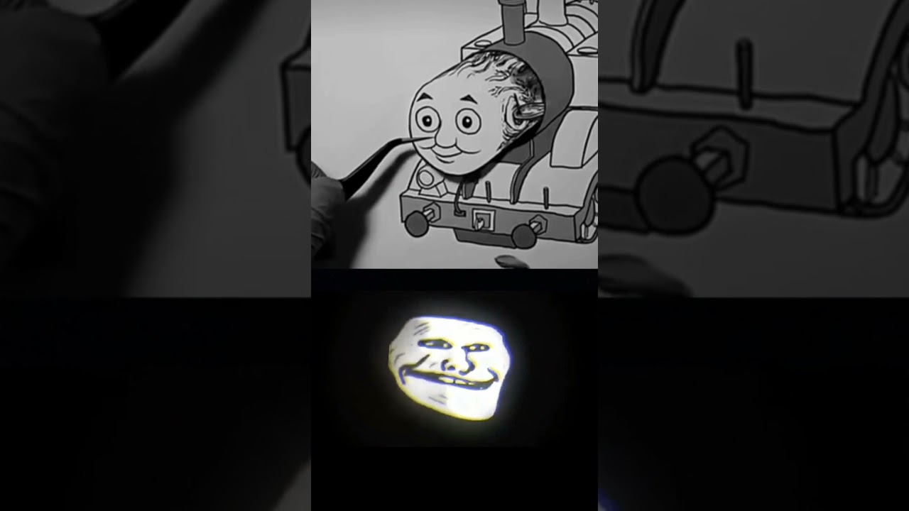 Troll face coldest moments of all time #troll #horror #train #cold #trollface #short #shorts #scary