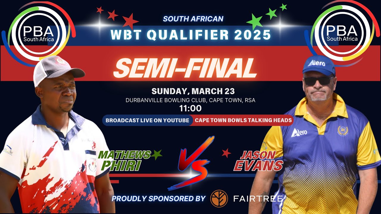 Mathews Phiri VS Jason Evans (PBA Qualifiers 2025) - SEMI FINAL