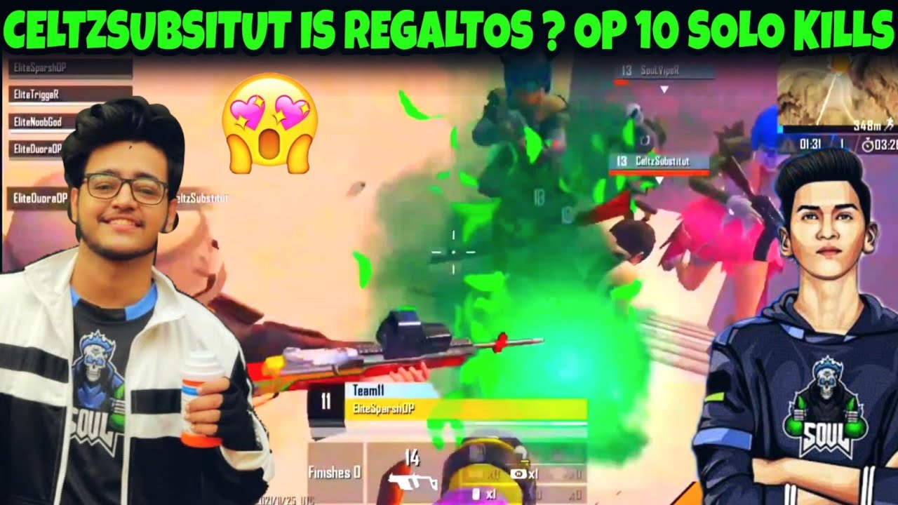 SOULREGALTOS OP 1V4🔥10 SOLO KILLS | SOULVIPER OP ALMOST 1V3 | CELTZZSUBSITUT IS REGALTOS?