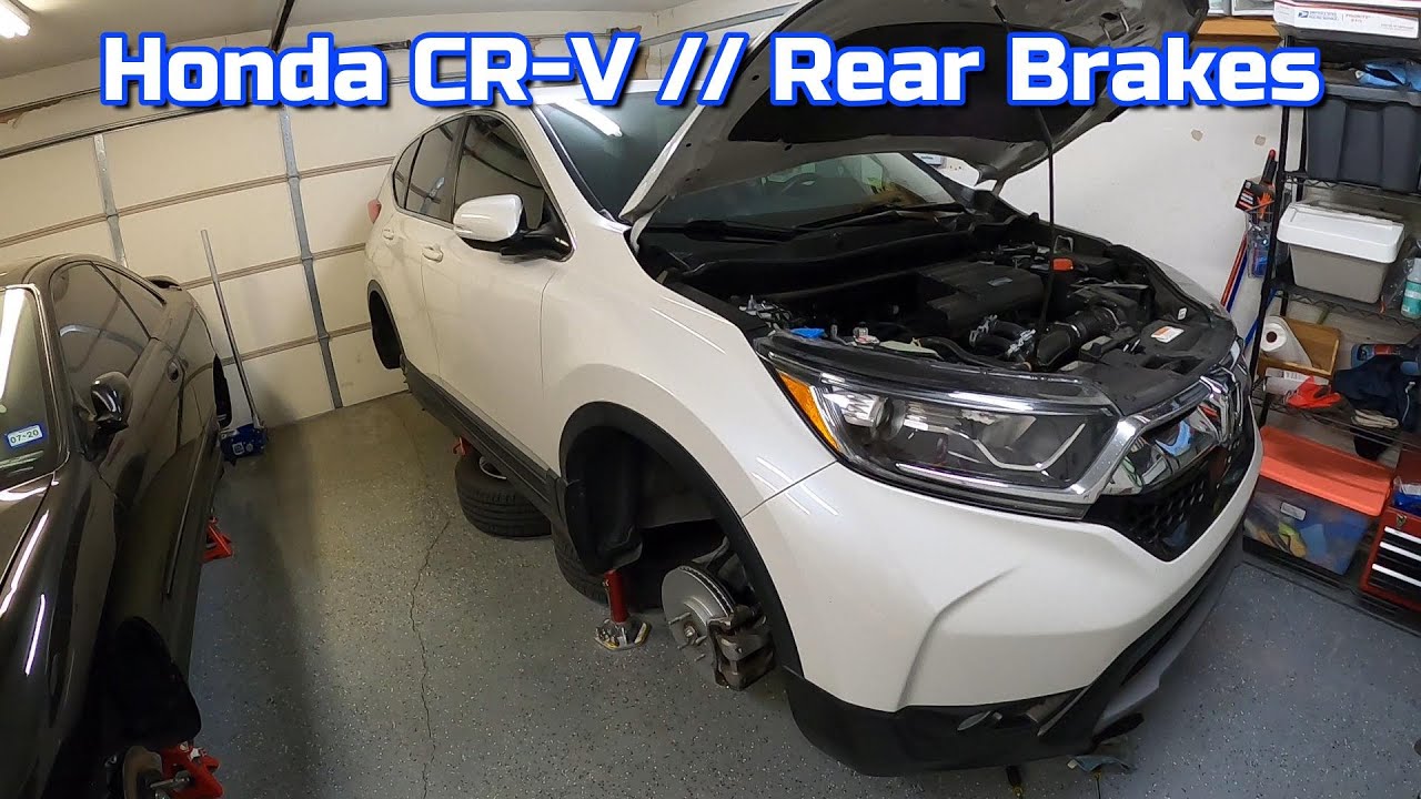 Honda CR-V 2017–2022 гг. | Задние тормозные колодки/диски | Электрический стояночный тормоз