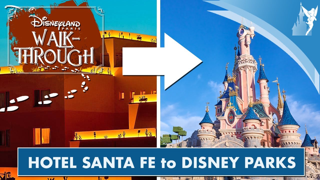 👣 Disneyland Paris Walk-Through | Santa Fe to Disney Parks 2024
