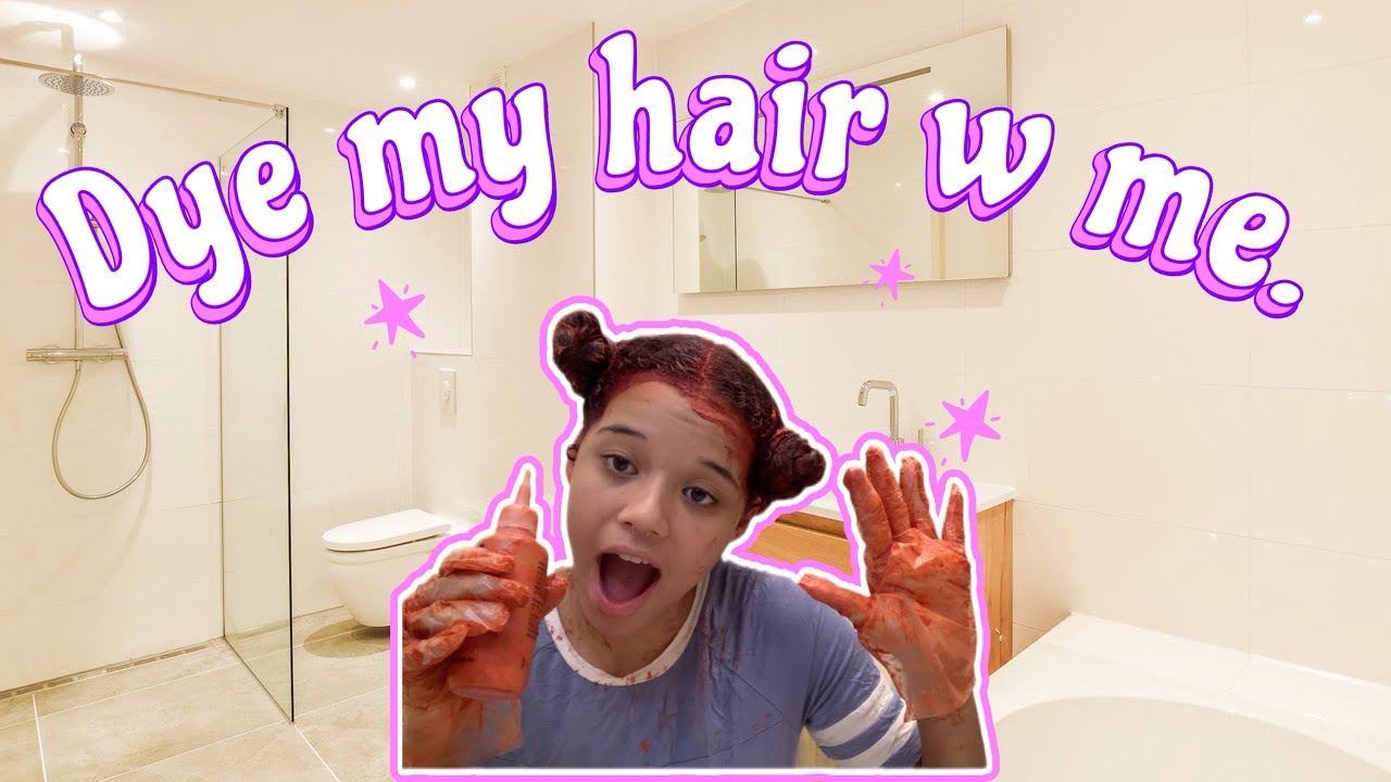 Dying my hair red…