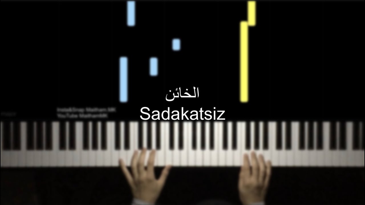 موسيقى مسلسل الخائن - حياة مفقودة بيانو - عزف ميثم || Sadakatsiz - Piano Cover