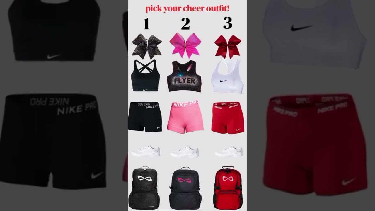 Pick a cheer outfit! #cheer #cheerleader #preppy #cheerleading