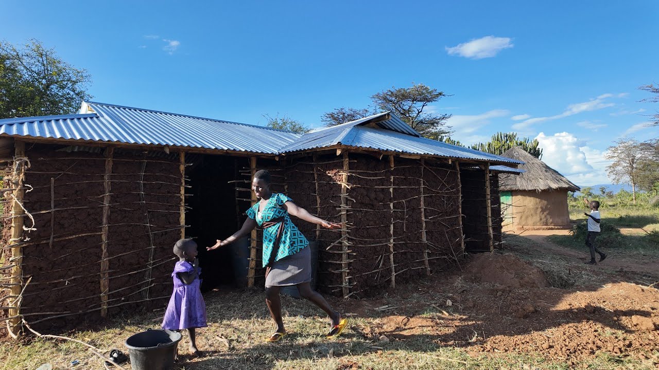 EP 22: Sad day💔//Dream house progress// Chemu fell sick// African village life 