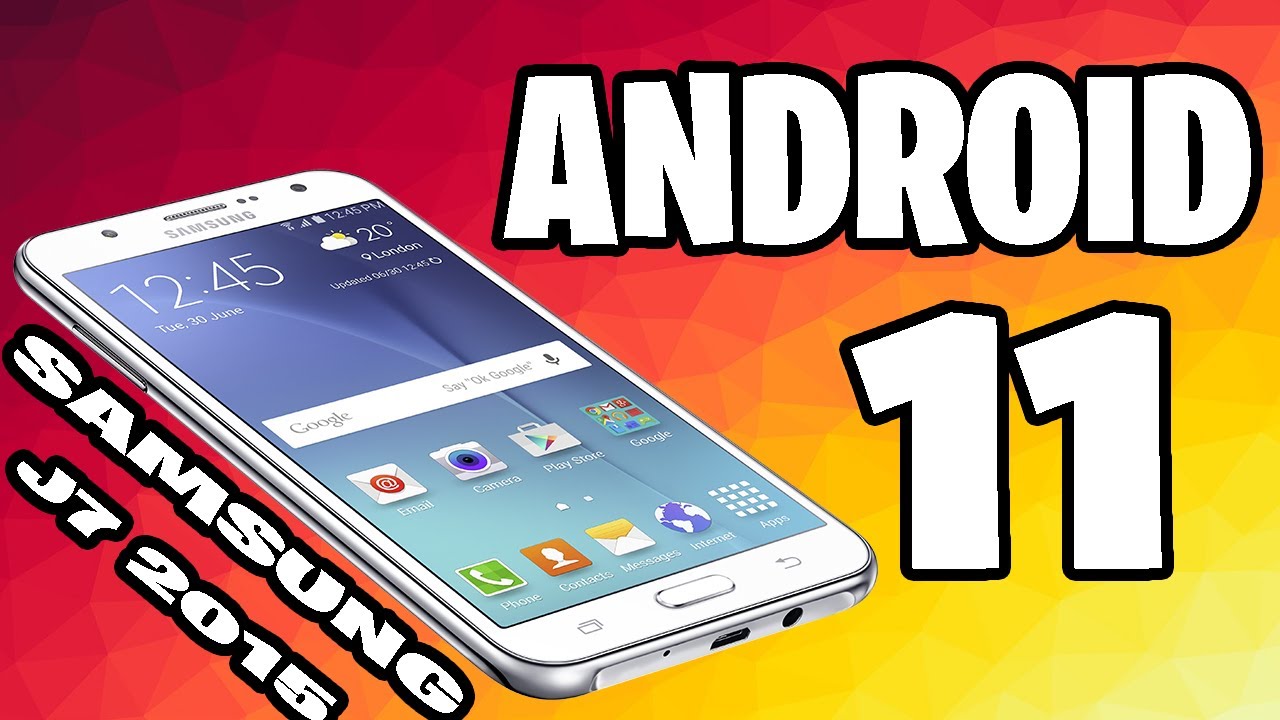 Como Actualizar Samsung J7 2015 a Android 11