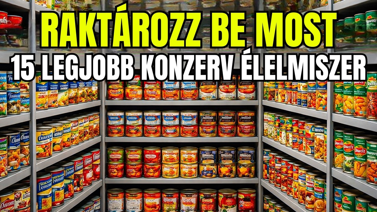 15 Legjobb Konzerv &Eacute;lelmiszer Felhalmoz&aacute;sra V&eacute;szhelyzet Előtt