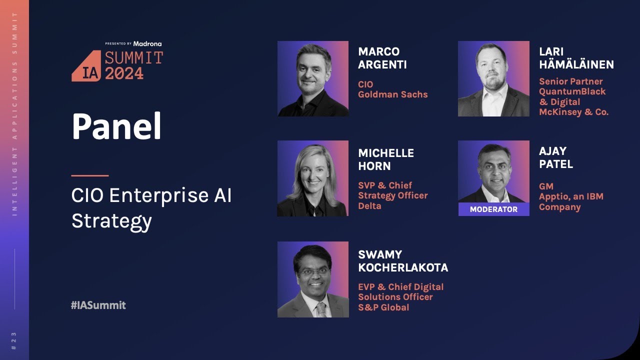 IA Summit 2024: CIO Enterprise AI Strategy