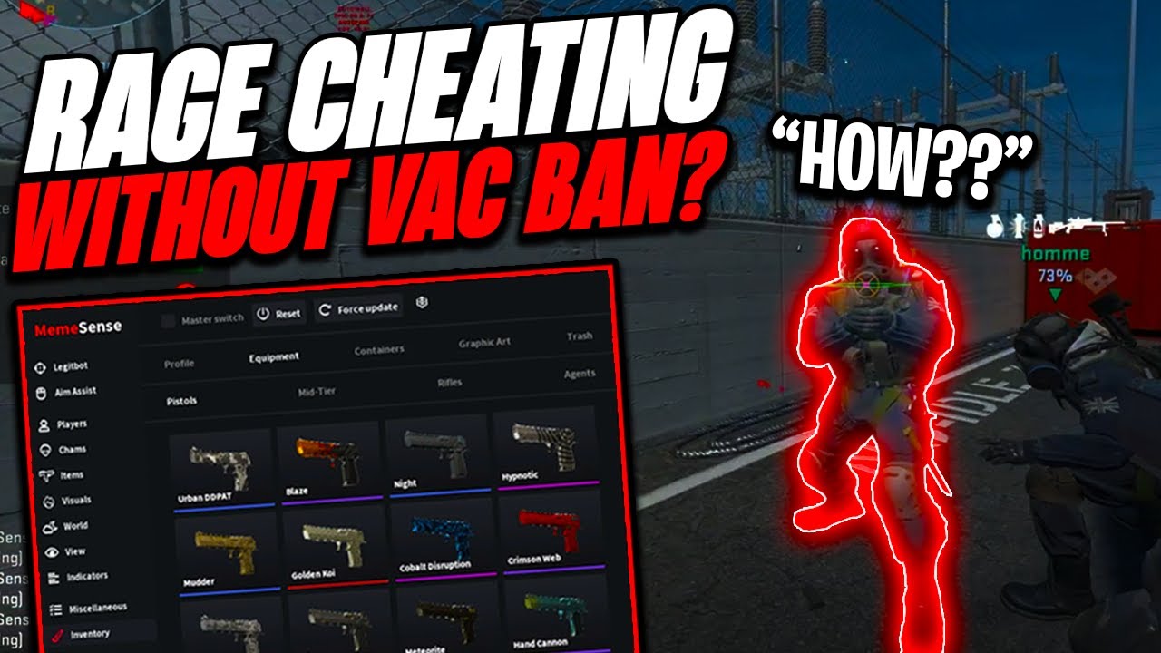 Can you RAGE CHEAT in CS2 without triggering VAC LIVE? (Memesense CS2)