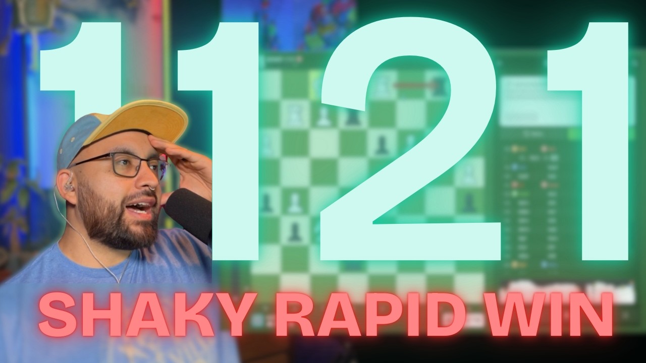 I Suck at Chess: Shaky Rapid Win That Keeps Me in the 1100sCSD 11 Rapid game 1