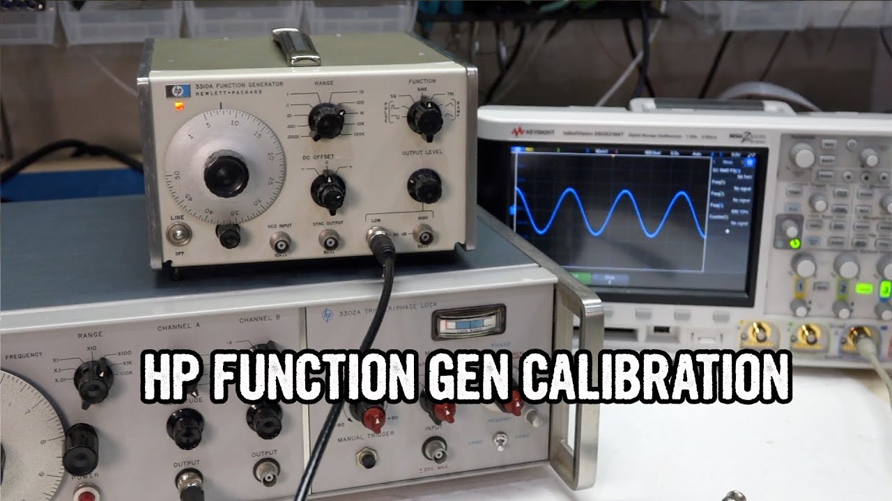 HP 3310A vintage function generator full calibration
