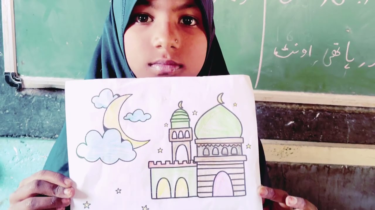*आनंददायी शनिवार Ramadan Special * Z.P.Urdu School, Asoda . colouring activity 