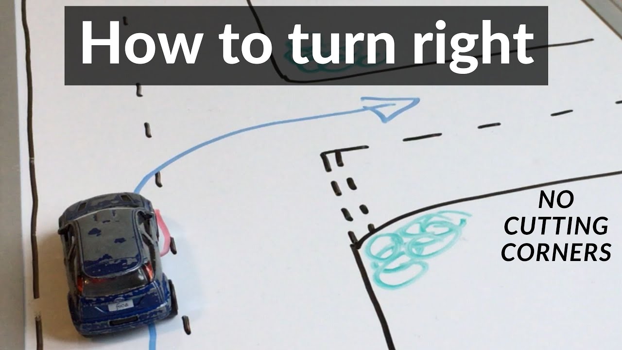 How to turn right in a car UK