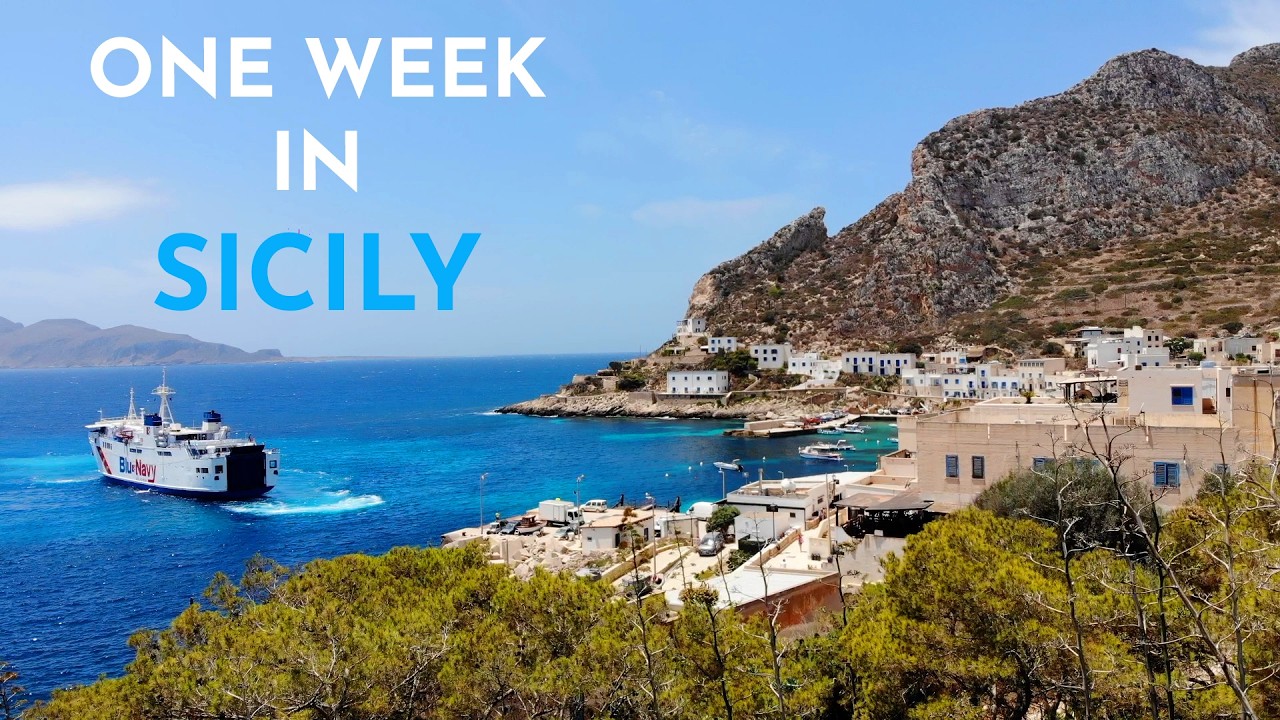 One Week in Sicily: Trapani, Palermo, Levanzo & Erice Travel vlog!