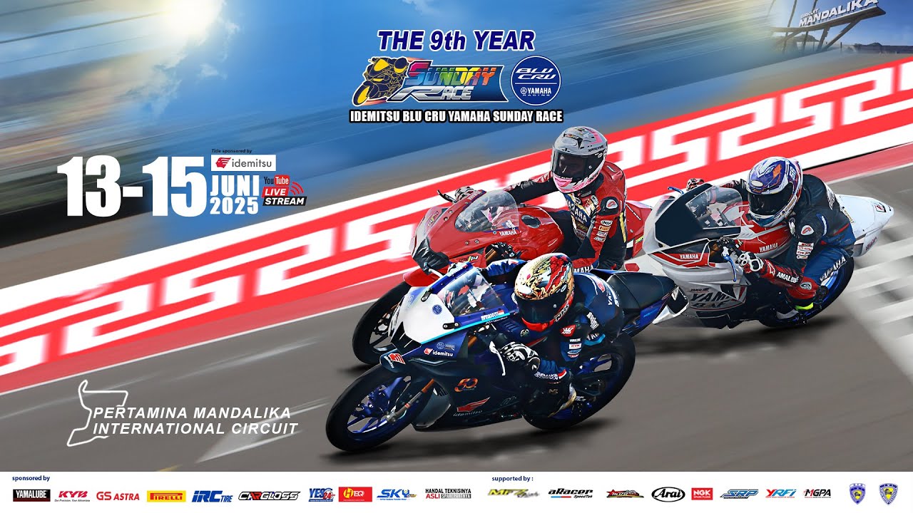 Hasil Lengkap Race 1 Yamaha Sunday Race 2025 – Drama, Crash, & Overtake Seru!