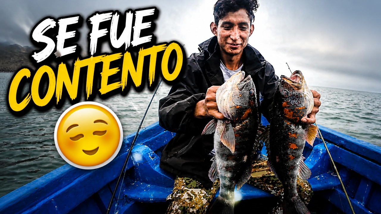 TREMENDAS CABRILLAS CON ESTE VINILO | PUCUSANA |  Tablita Fishing