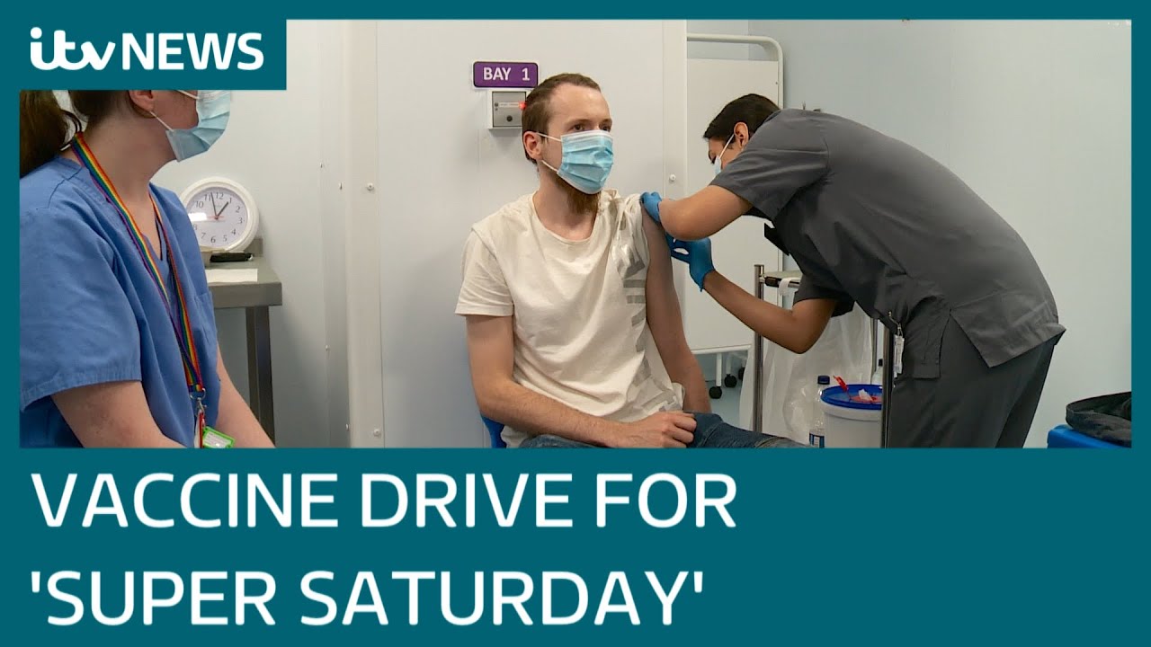 Covid vaccine: Health bosses urge youngsters to get jab on 'Super Saturday' | ITV News