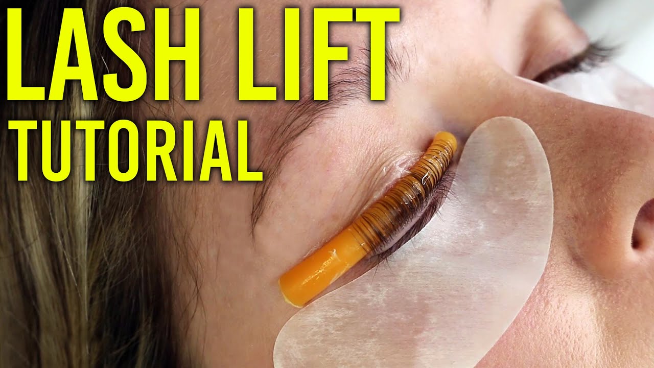 Small Rod Lash Lift step by step tutorial (Dramatic Lift)