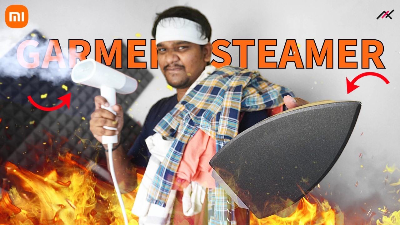 I am tired of Ironing 👕 ft. @XiaomiIndiaOfficial Handheld Garment Steamer