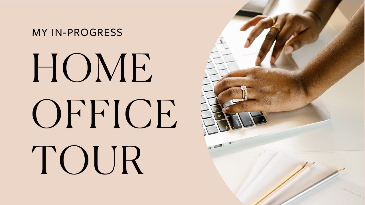 Work From Home Office Tour 2021 - Easy Office Updates - Home office setup ideas