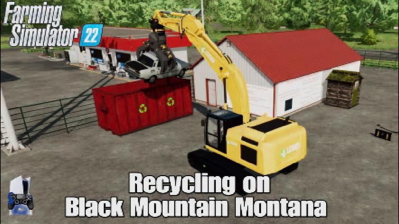 Recycling on Black Mountain Montana