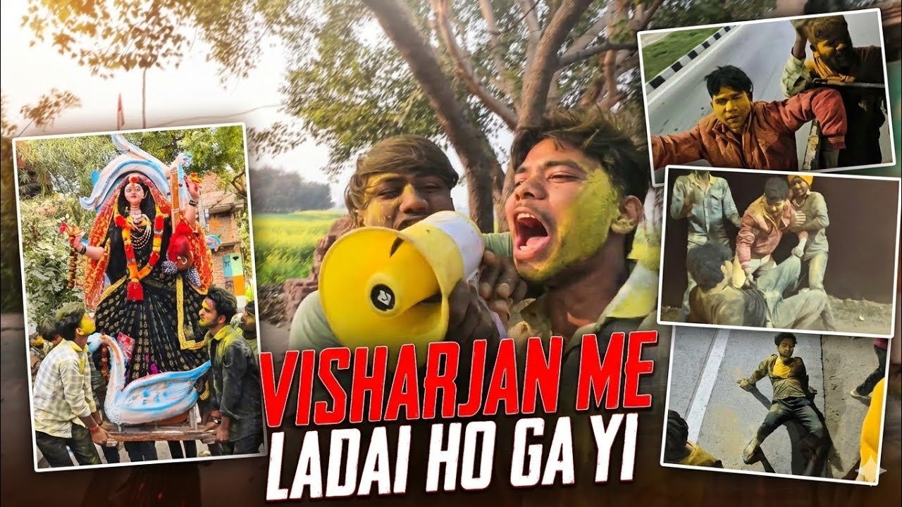 VISHARJAN ME LADAI HO GAYI 😱