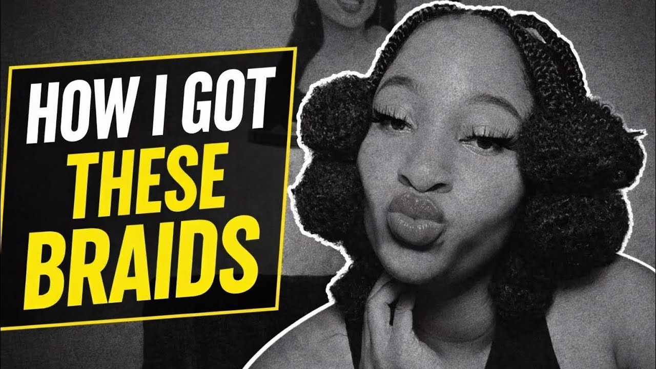Come With Me to Get My Braids Done | Hair Transformation