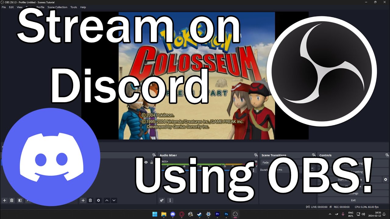 How to stream on Discord using OBS - WITH AUDIO!