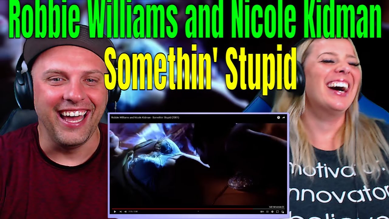Reaction to Robbie Williams and Nicole Kidman - Somethin' Stupid (2001) THE WOLF HUNTERZ REACTIONS