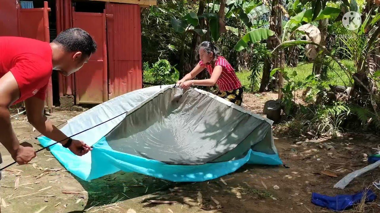 SETTING UP TENT FROM SHOPEE