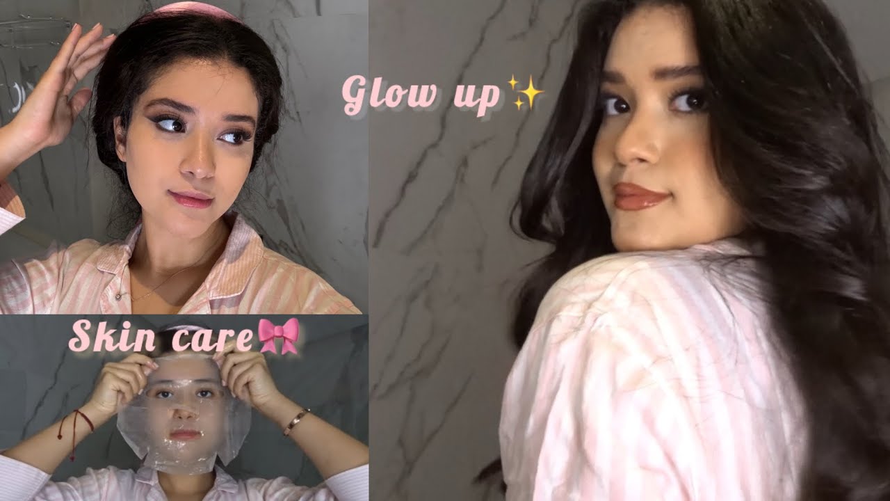 GRWM for Eid🐏✨| Skincare & Glow-Up Routine 🧖‍♀🎀🌙 | روتين العناية بالبشرة و تجهيزاتي للعيد👩‍🍳