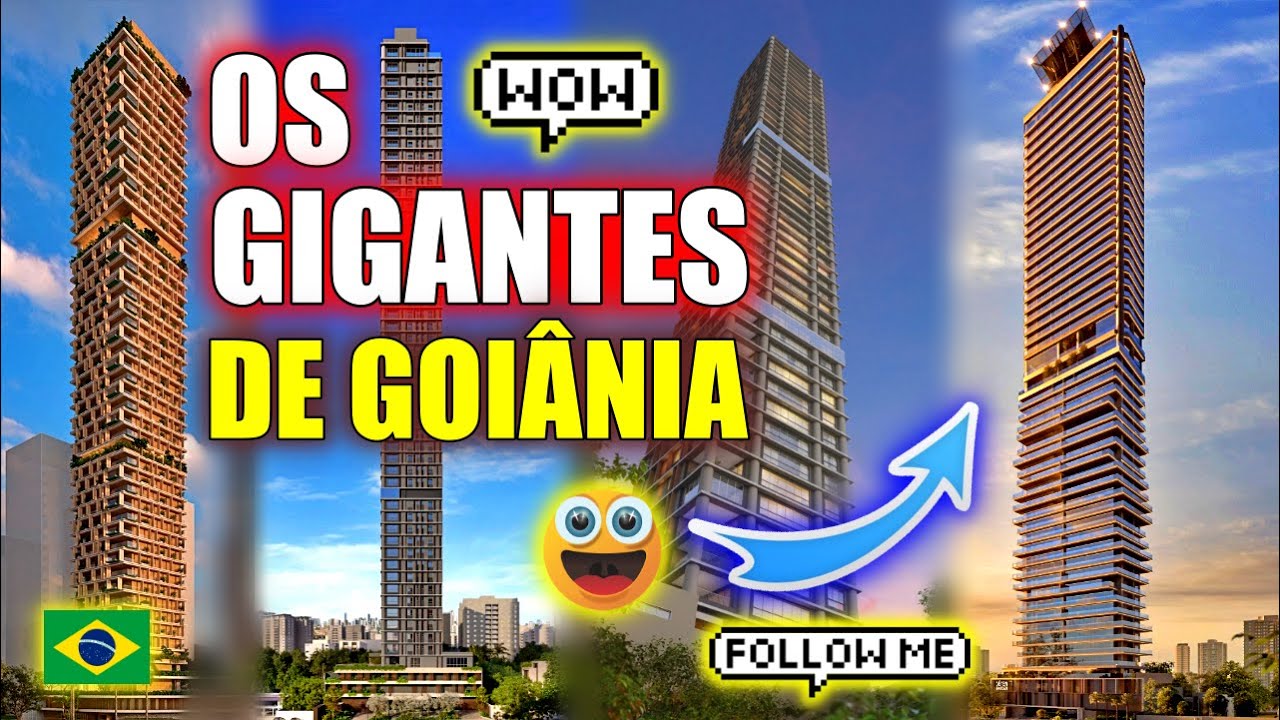 TOP 10 ⭐ OS MAIORES EDIFÍCIOS DE GOIÂNIA EM 2025 - 3º MAIOR MERCADO IMOBILIÁRIO DO BRASIL ⭐