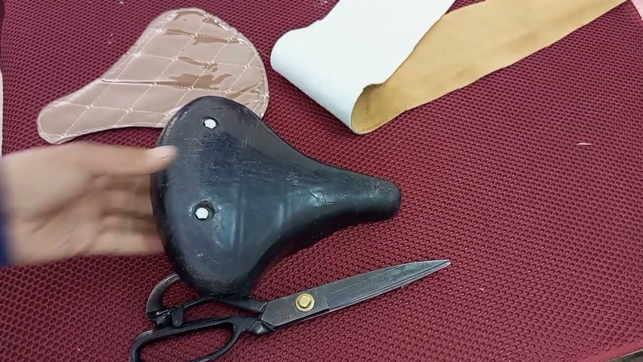 تنجيد مقاعد الدراجات الهوائية - الحلقة 2 - الدورة التعليمية لتنجيد مقاعد الدراجات
