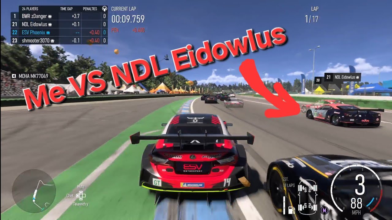 An EXTREMELY tight race through the field at Hockenhiem! With NDL Eidowlus (Forza Motorsport 2023)