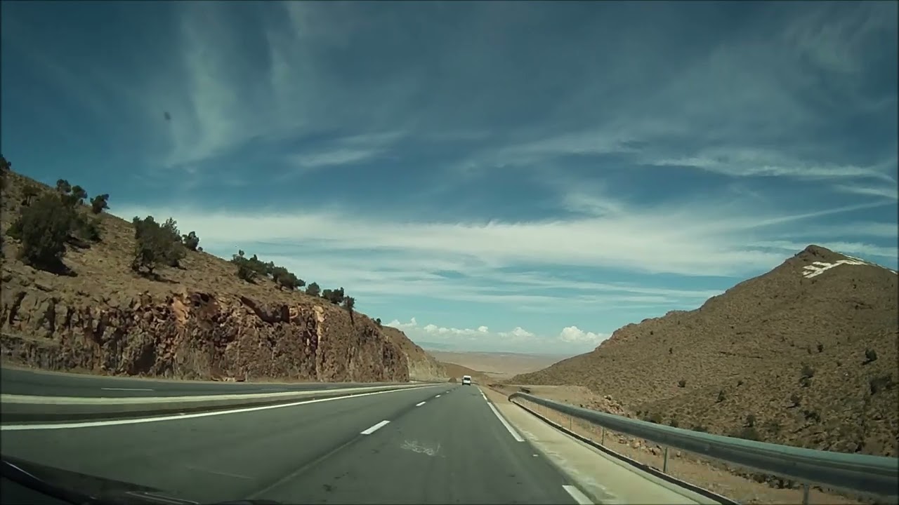 الطريق السريع لفج تيزي نتلغمت بين ميدلت والرشيديةmaroc