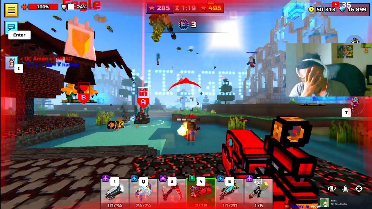 streaming pixel gun 3d until i'm bored challenge