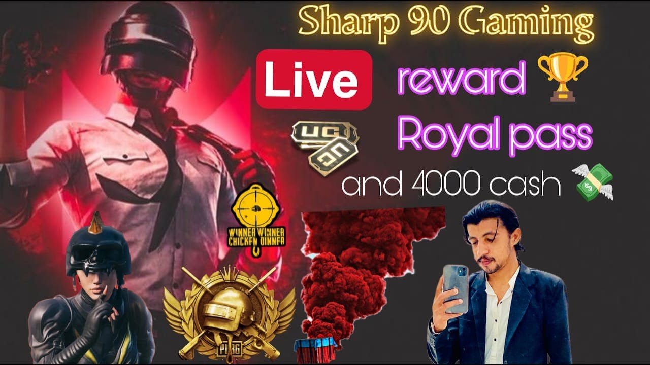 sharp 90 live | custom room | royal pas and cash giveaway | #sharp90gaming #pubgcustomroom