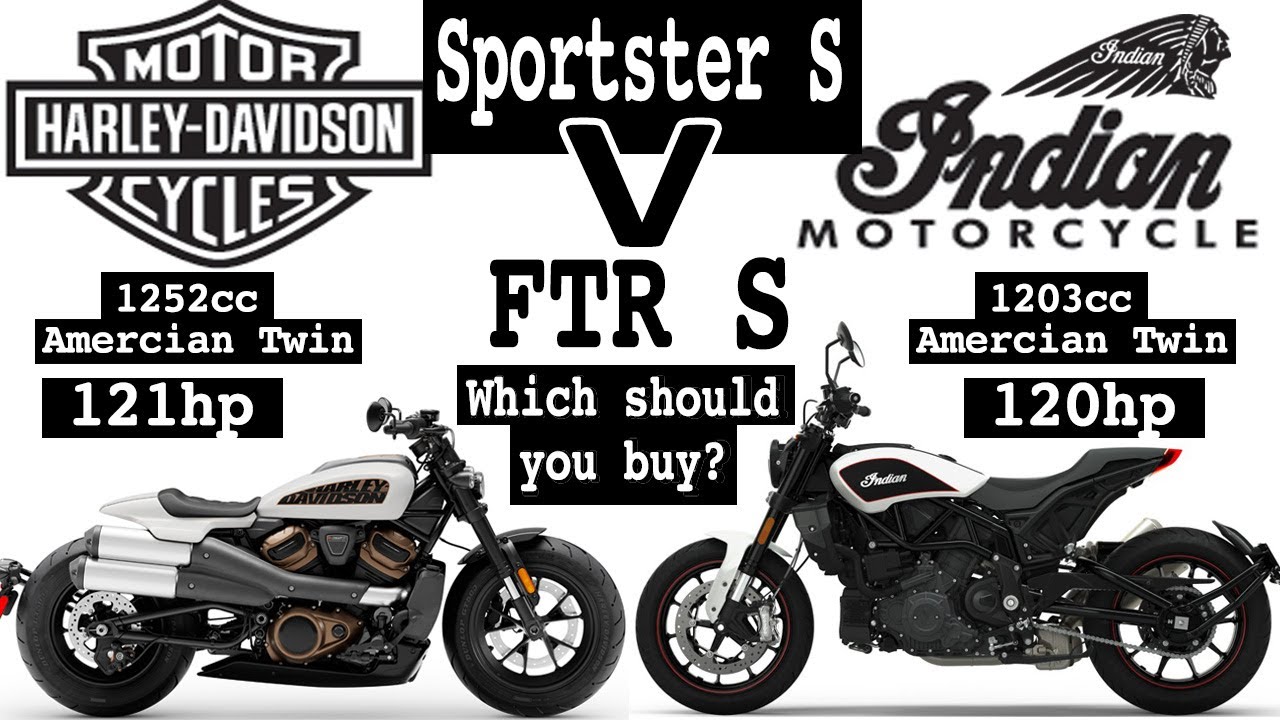 2021 Harley Davidson Sportster S Vs 2021 Indian FTR S (Detailed Comparison)