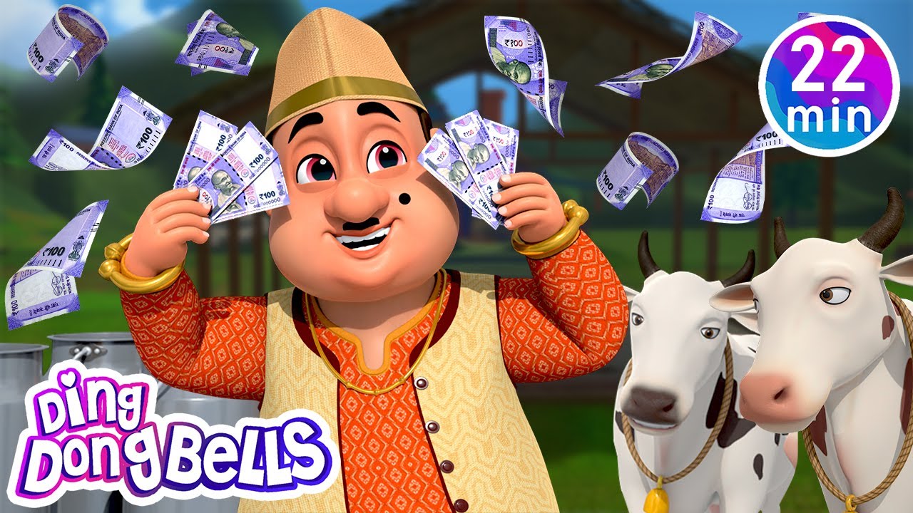 Lalaji Aur Gaay + 9 More Rhymes in Hindi | Nursery Rhymes | Ding Dong Bells