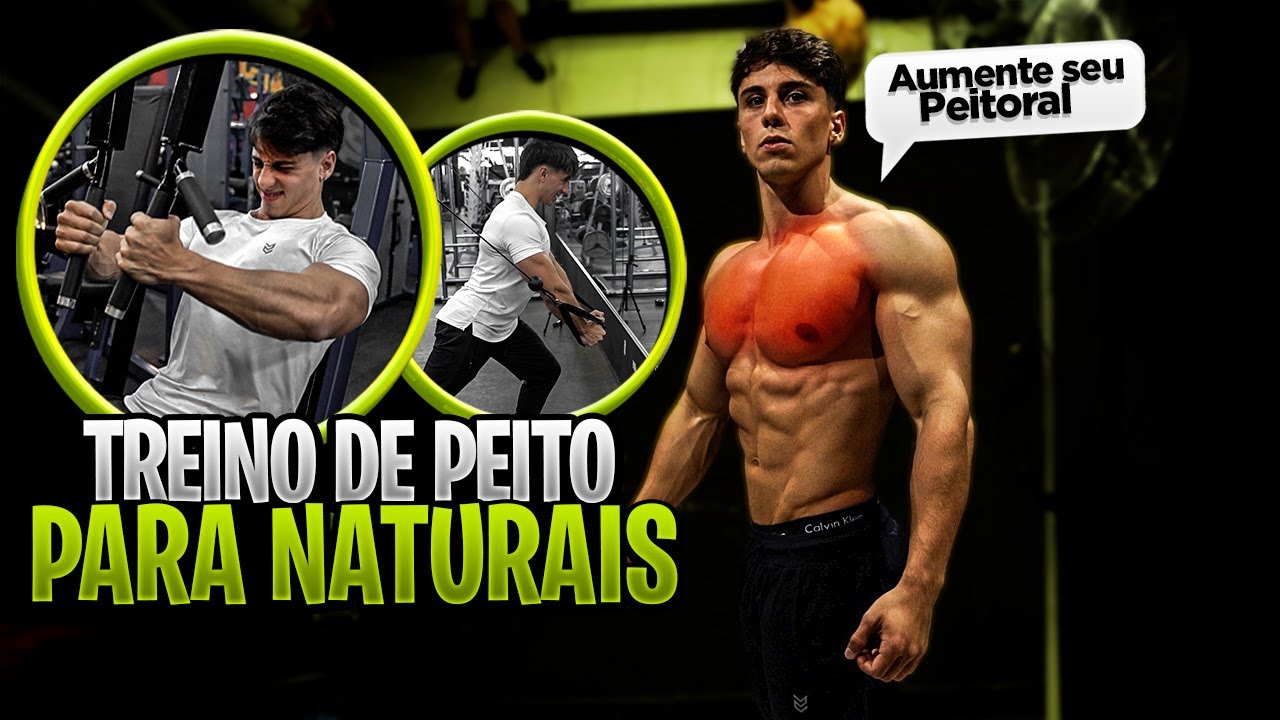 🔴TREINO DE PEITO DE UM NATURAL   ALFREDO MOSTRA SUA SEQUÊNCIA DE EXERCÍCIOS