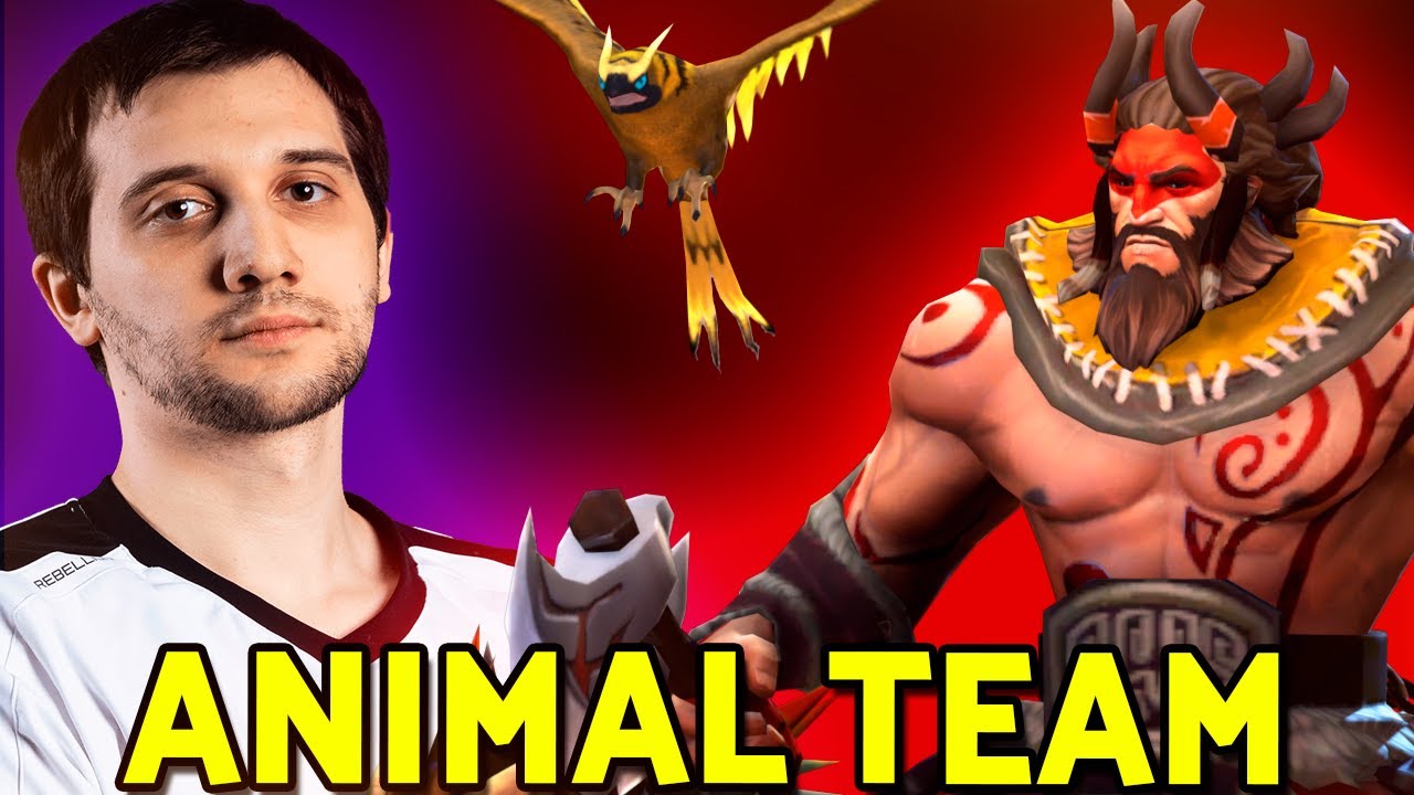 Arteezy MID Dominates a Chaotic Game! Animals Everywhere!