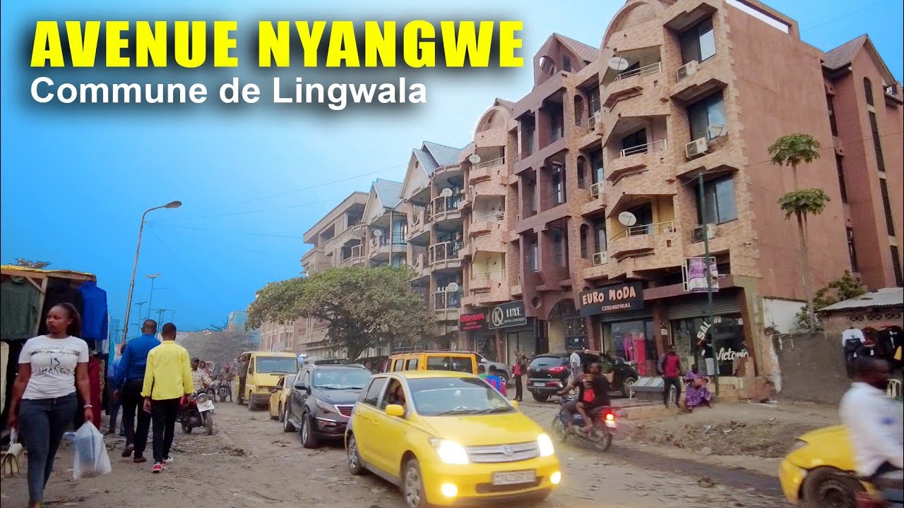 Les artères de Kinshasa | Avenue NYANGWE | Lingwala | Kinshasa - RDC