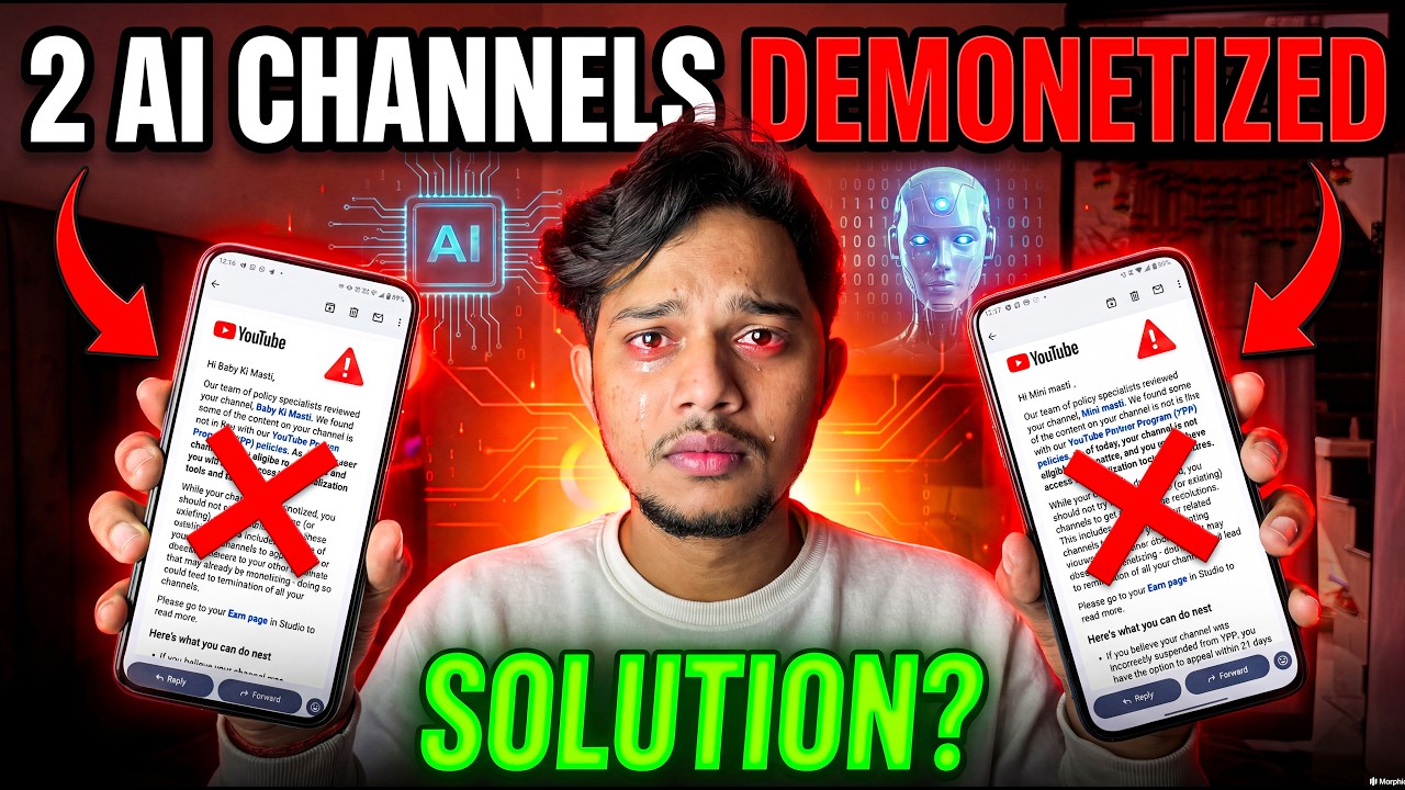 My 2 AI Channels Got Demonetized 😢 | Inauthentic Content Reason + Real Solution