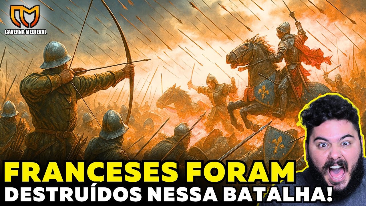 A BATALHA DE CRÉCY (1346) - A Lenda do Príncipe Negro e o Arco Longo Inglês na Guerra dos Cem anos