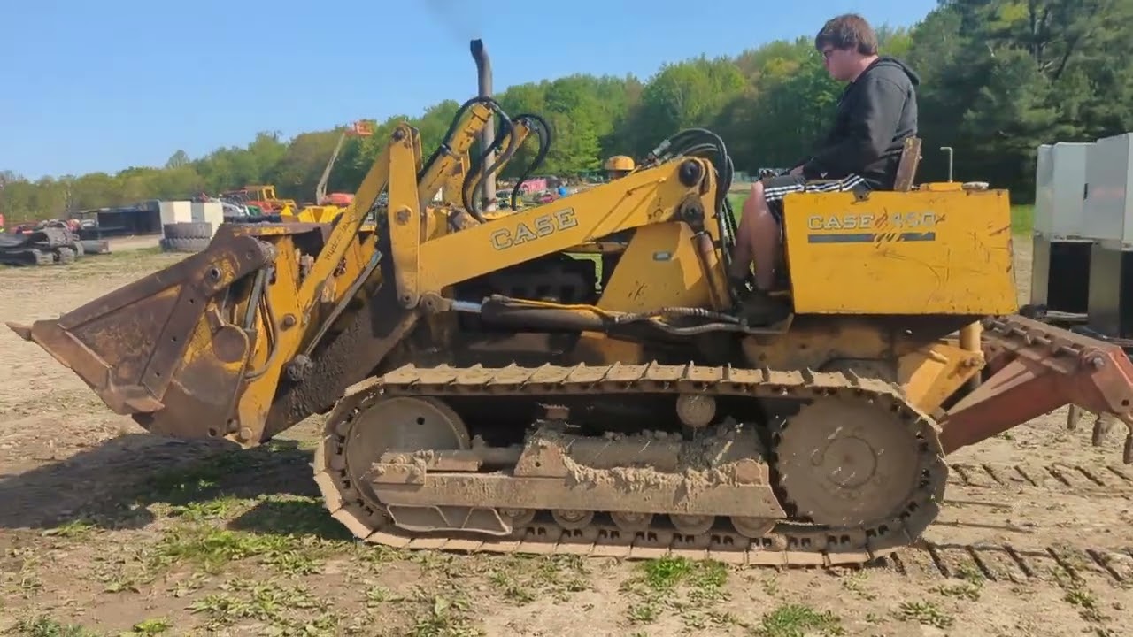 Lot 37 Case 450 Crawler Loader Selling at Virtual Auction 5/24/23